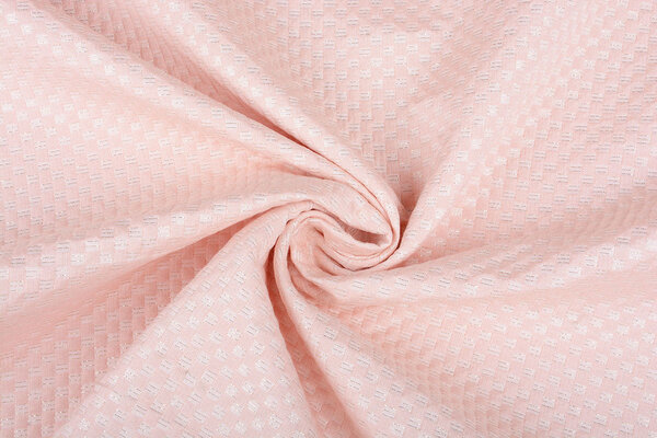 Lurex Emboss Pastel Pink