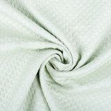 Lurex Emboss Pastel Mint Groen