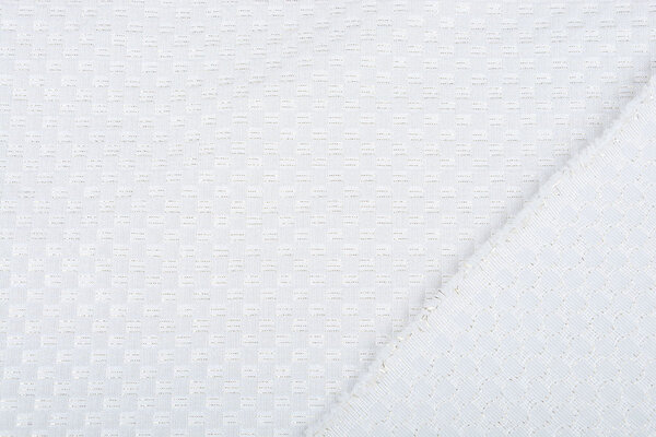 Lurex Emboss Pastel Silver