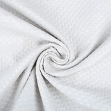 Lurex Emboss Pastello Argento