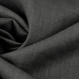 Oeko-Tex®  Washed Linen Dark grey