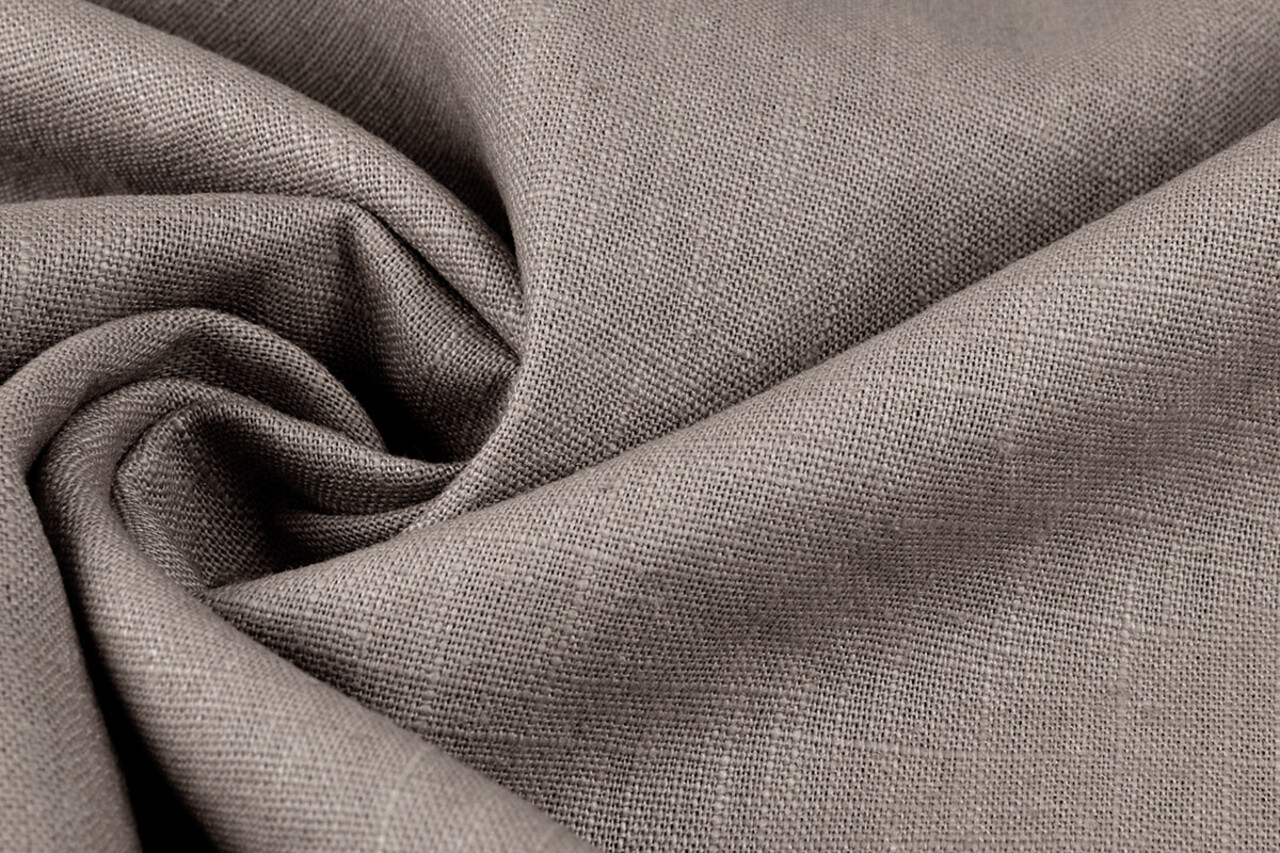 Oeko-Tex®  Washed Linen Taupe