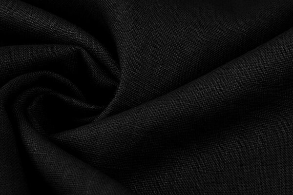 Oeko-Tex®  Washed Linen Black