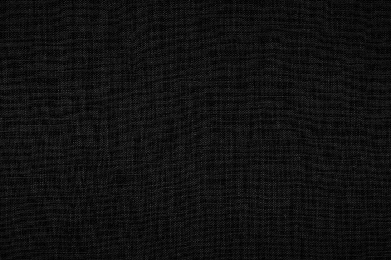 Oeko-Tex®  Gewaschene Leinen Schwarz Oeko-Tex®  Gewaschene Leinen Schwarz