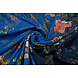 Lycra Jersey Simmer Flowery Tweekleurig Bleu