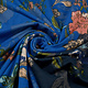Lycra Trikot Simmer Flowery Zweifarbiges Blau