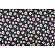 Blousestof Eksepi Fleurs Noir