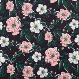 Blousestof Eksepi Flores Negro Blousestof Eksepi Flores Negro
