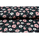 Blousestof Eksepi Flores Negro