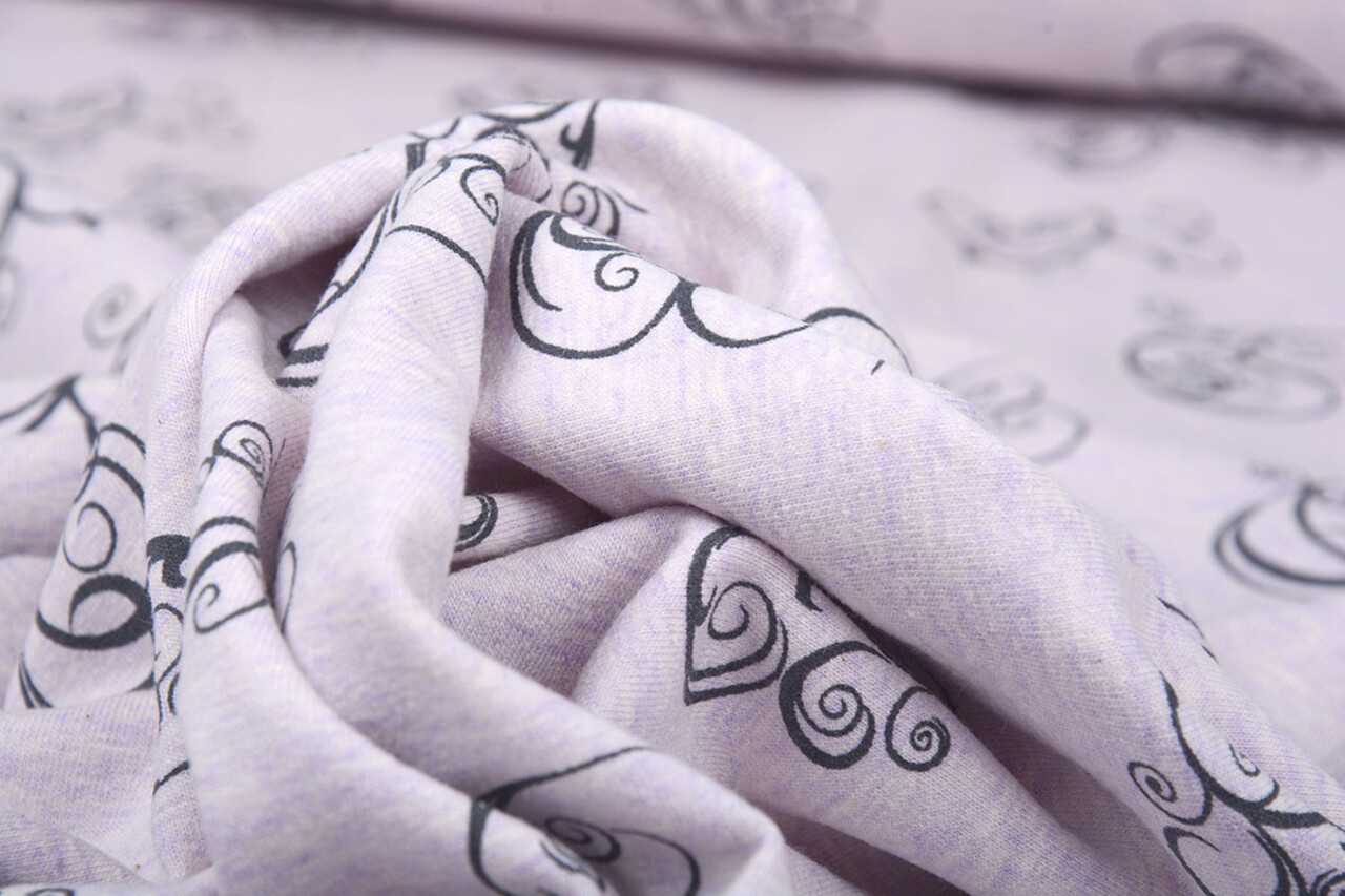 Mi & Joe Mi & Joe Cotton Jersey Curl Lila melange Mi & Joe Mi & Joe Cotton Jersey Curl Lila melange