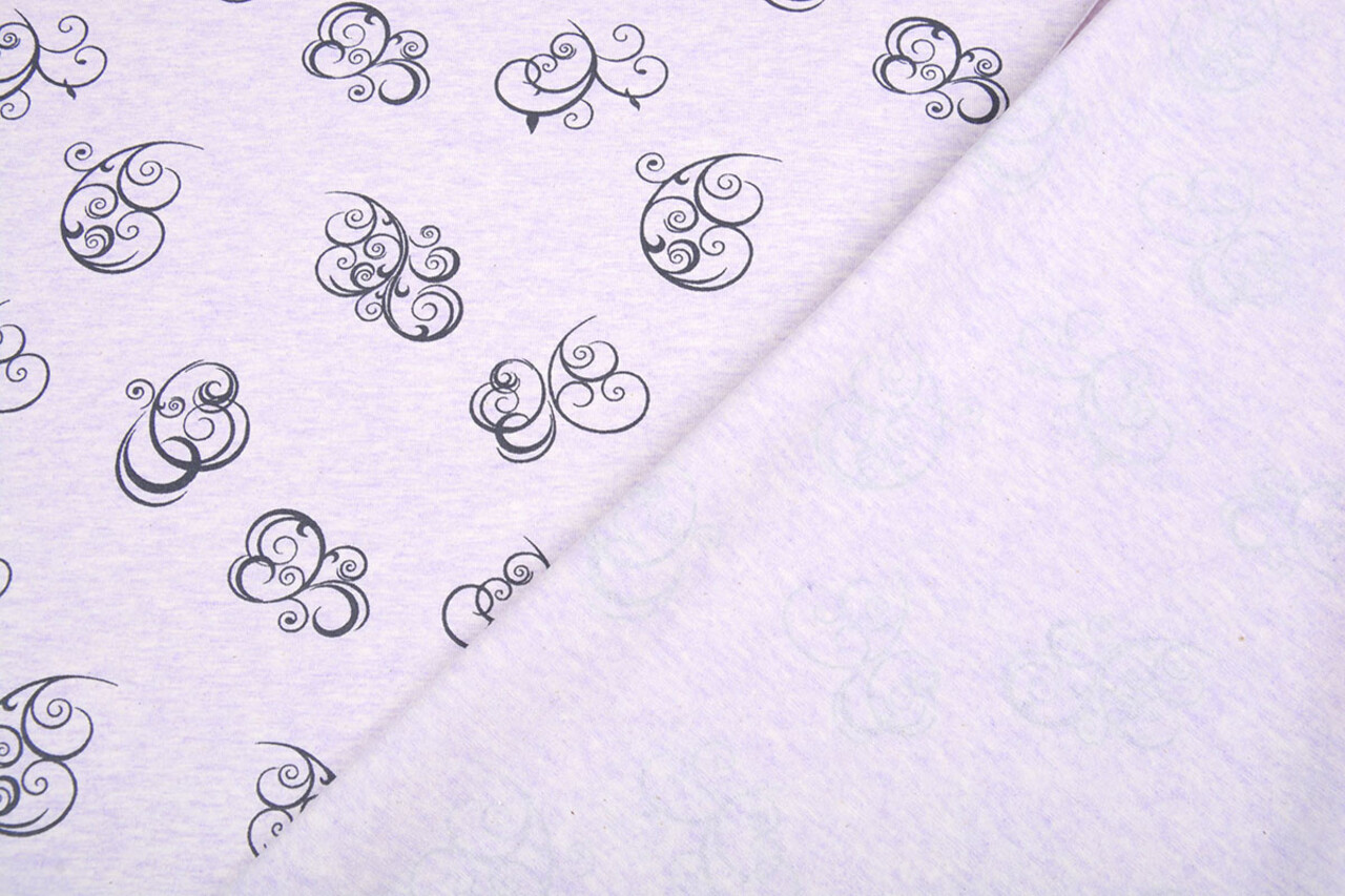 Mi & Joe Mi & Joe Jersey Coton Krul Lilas Melange Mi & Joe Mi & Joe Jersey Coton Krul Lilas Melange