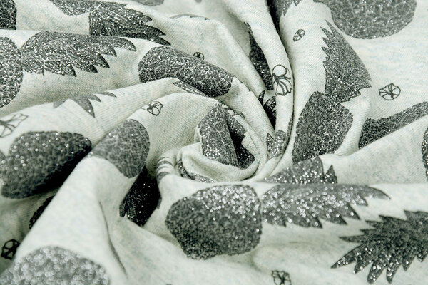 Mi & Joe Mi & Joe Cotton Jersey Pineapple Pistache melange Mi & Joe Mi & Joe Cotton Jersey Pineapple Pistache melange