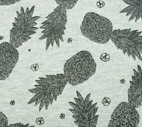 Mi & Joe Mi & Joe Jersey Coton Ananas Pistache Melange Mi & Joe Mi & Joe Jersey Coton Ananas Pistache Melange