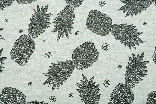 Mi & Joe Mi & Joe Cotton Jersey Pineapple Pistache melange Mi & Joe Mi & Joe Cotton Jersey Pineapple Pistache melange