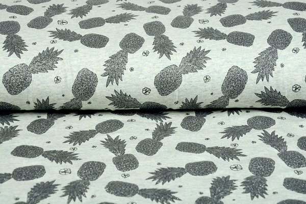 Mi & Joe Mi & Joe Jersey Coton Ananas Pistache Melange Mi & Joe Mi & Joe Jersey Coton Ananas Pistache Melange