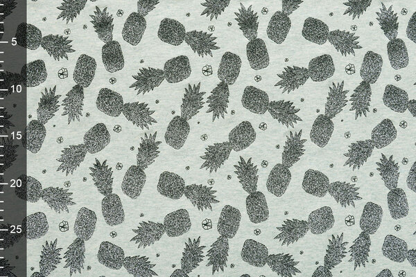 Mi & Joe Mi & Joe Jersey Coton Ananas Pistache Melange Mi & Joe Mi & Joe Jersey Coton Ananas Pistache Melange