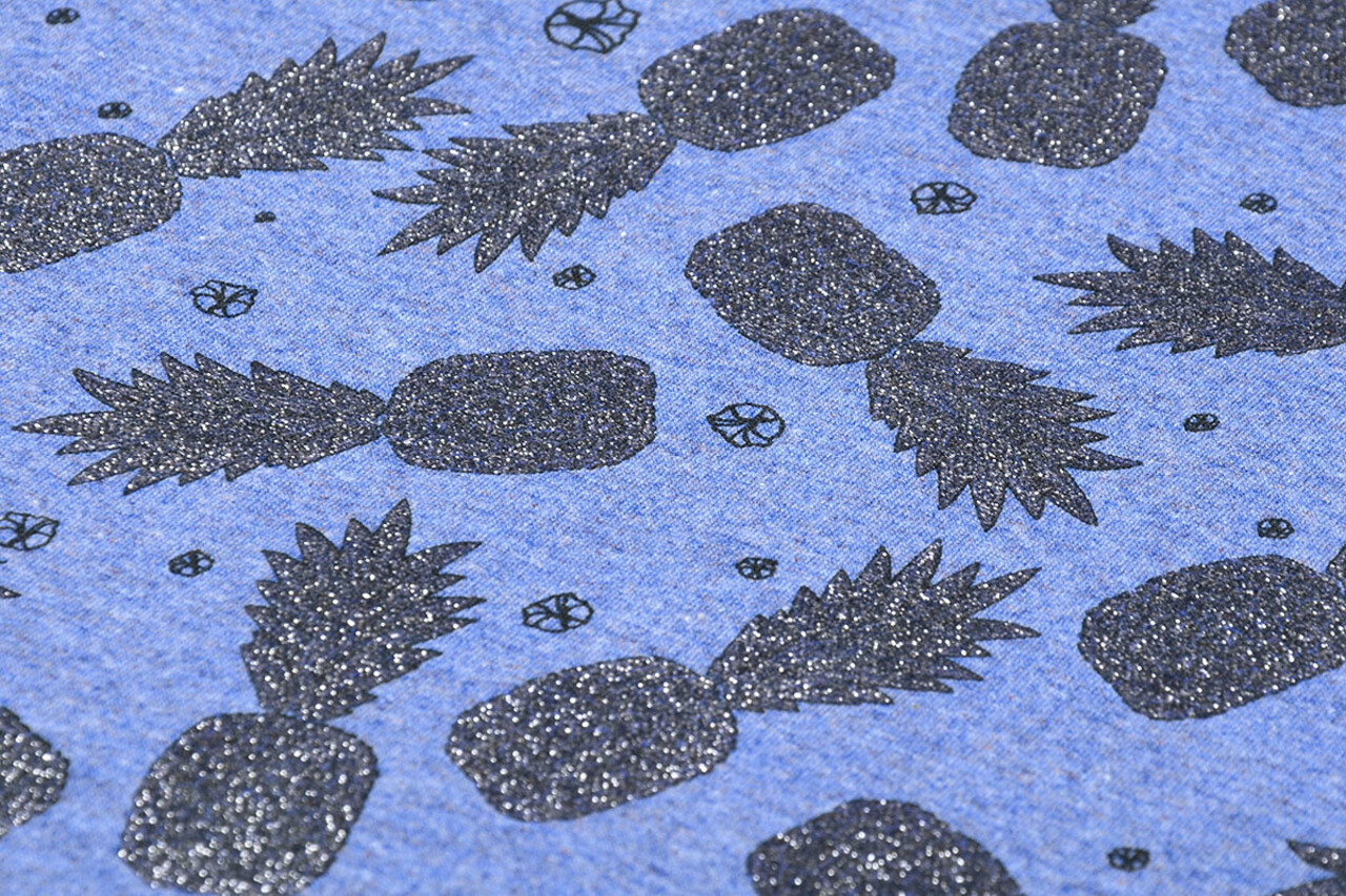 Mi & Joe Mi & Joe Cotton Jersey Ananas Donker jeans melange Mi & Joe Mi & Joe Cotton Jersey Ananas Donker jeans melange