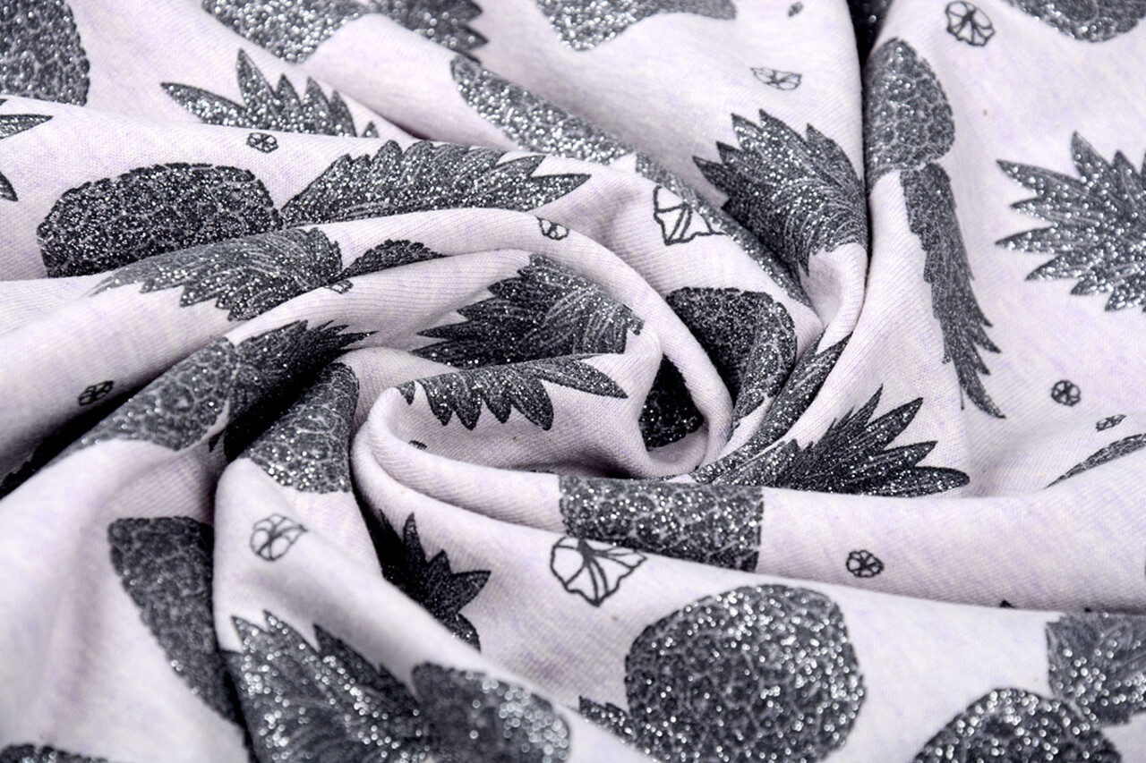 Mi & Joe Mi & Joe Cotton Jersey Pineapple Lila melange