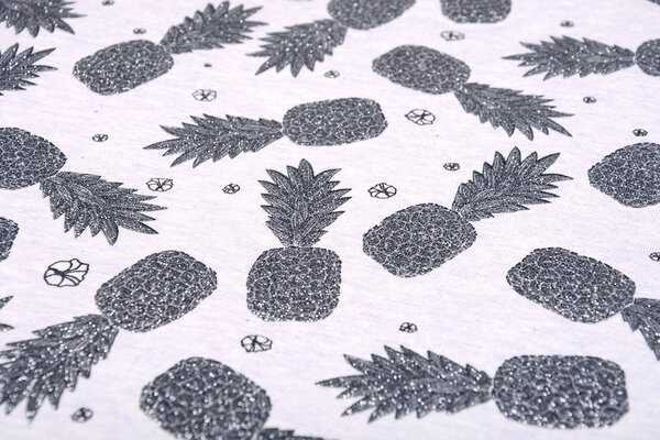 Mi & Joe Mi & Joe Jersey Coton Ananas Lilas Melange Mi & Joe Mi & Joe Jersey Coton Ananas Lilas Melange
