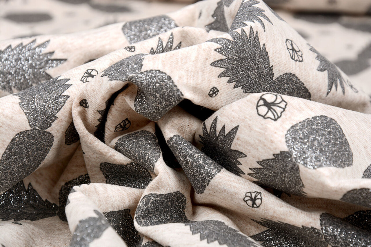 Mi & Joe Mi & Joe Jersey Coton Ananas Beige Melange Mi & Joe Mi & Joe Jersey Coton Ananas Beige Melange