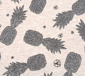 Mi & Joe Mi & Joe Cotton Jersey Pineapple Beige melange Mi & Joe Mi & Joe Cotton Jersey Pineapple Beige melange