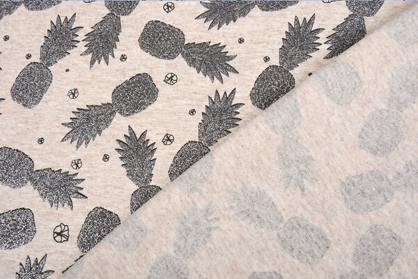 Mi & Joe Mi & Joe Cotone Jersey Ananas Beige Mélange Mi & Joe Mi & Joe Cotone Jersey Ananas Beige Mélange