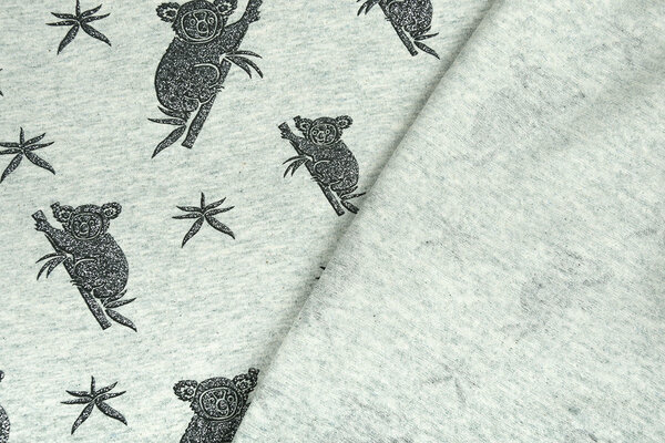 Mi & Joe Mi & Joe Jersey Stoff Baumwolle Koala Pistache Meliert Mi & Joe Mi & Joe Jersey Stoff Baumwolle Koala Pistache Meliert