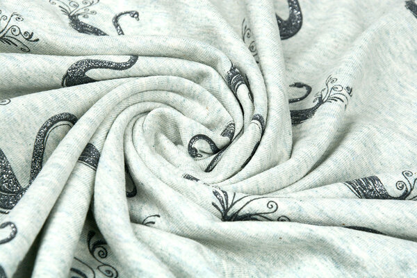 Mi & Joe Mi & Joe Cotton Jersey Swan Pistache melange Mi & Joe Mi & Joe Cotton Jersey Swan Pistache melange