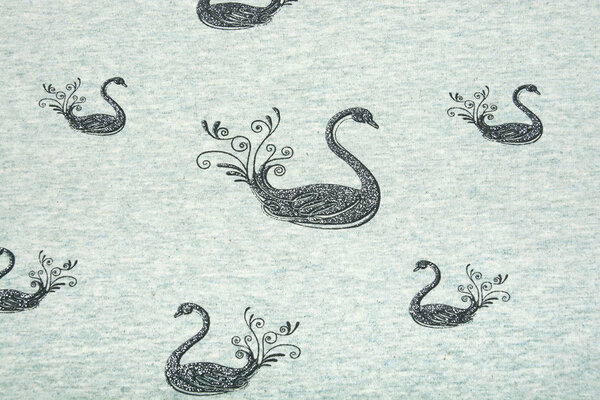 Mi & Joe Mi & Joe Cotton Jersey Swan Pistache melange Mi & Joe Mi & Joe Cotton Jersey Swan Pistache melange