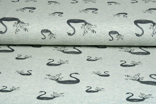 Mi & Joe Mi & Joe Cotton Jersey Swan Pistache melange Mi & Joe Mi & Joe Cotton Jersey Swan Pistache melange