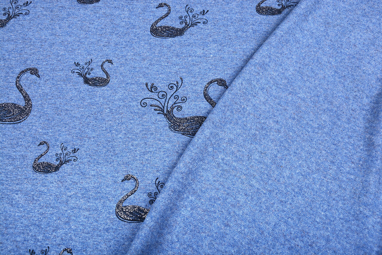 Mi & Joe Mi & Joe Jersey de Algodón Cisne Denim Oscuro Jaspeado Mi & Joe Mi & Joe Jersey de Algodón Cisne Denim Oscuro Jaspeado