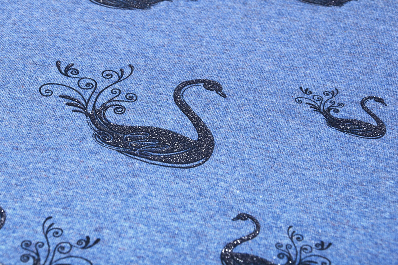 Mi & Joe Mi & Joe Jersey de Algodón Cisne Denim Oscuro Jaspeado Mi & Joe Mi & Joe Jersey de Algodón Cisne Denim Oscuro Jaspeado