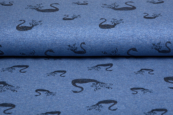 Mi & Joe Mi & Joe Jersey de Algodón Cisne Denim Oscuro Jaspeado Mi & Joe Mi & Joe Jersey de Algodón Cisne Denim Oscuro Jaspeado