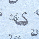 Mi & Joe Mi & Joe Jersey de Algodón Cisne Azul Claro Jaspeado Mi & Joe Mi & Joe Jersey de Algodón Cisne Azul Claro Jaspeado
