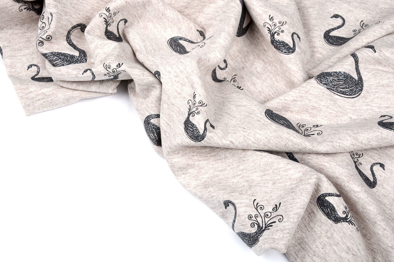 Mi & Joe Mi & Joe Cotton Jersey Swan Beige melange Mi & Joe Mi & Joe Cotton Jersey Swan Beige melange