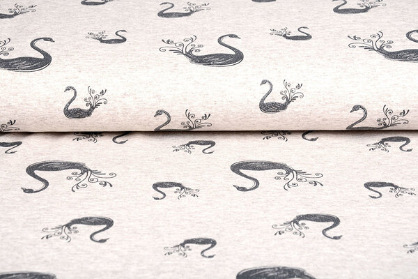 Mi & Joe Mi & Joe Jersey de Algodón Cisne Beige Jaspeado