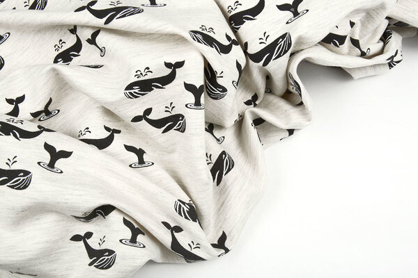 Mi & Joe Mi & Joe French Terry Walvis Creme Melange