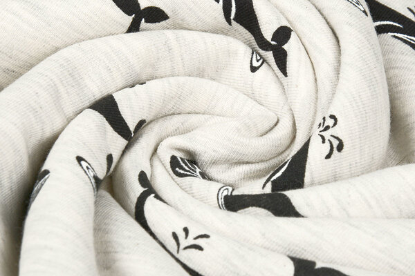 Mi & Joe Mi & Joe French Terry Whale Creme Melange Mi & Joe Mi & Joe French Terry Whale Creme Melange