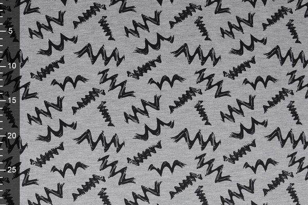 Mi & Joe Mi & Joe French Terry Zig-Zag Grey Melange Mi & Joe Mi & Joe French Terry Zig-Zag Grey Melange