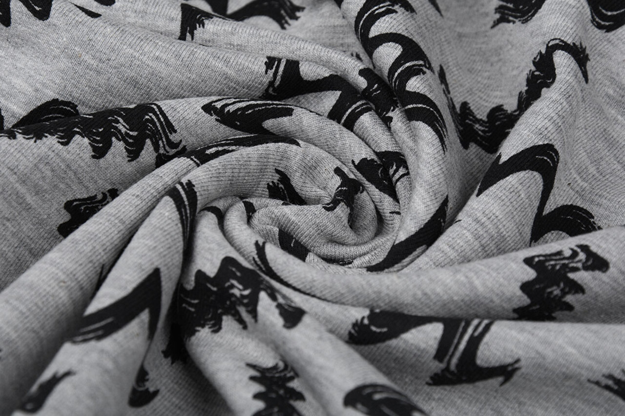 Mi & Joe Mi & Joe French Terry Zig-Zag Grey Melange Mi & Joe Mi & Joe French Terry Zig-Zag Grey Melange