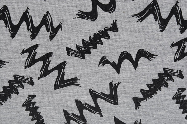 Mi & Joe Mi & Joe French Terry Zig-Zag Grey Melange Mi & Joe Mi & Joe French Terry Zig-Zag Grey Melange