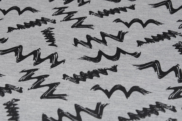 Mi & Joe Mi & Joe French Terry Zig-Zag Grey Melange Mi & Joe Mi & Joe French Terry Zig-Zag Grey Melange