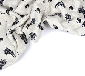 Mi & Joe Mi & Joe French Terry Springpaard Creme Melange Mi & Joe Mi & Joe French Terry Springpaard Creme Melange