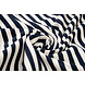 Jersey Coton Rayure Crème Marine Jersey Coton Rayure Crème Marine