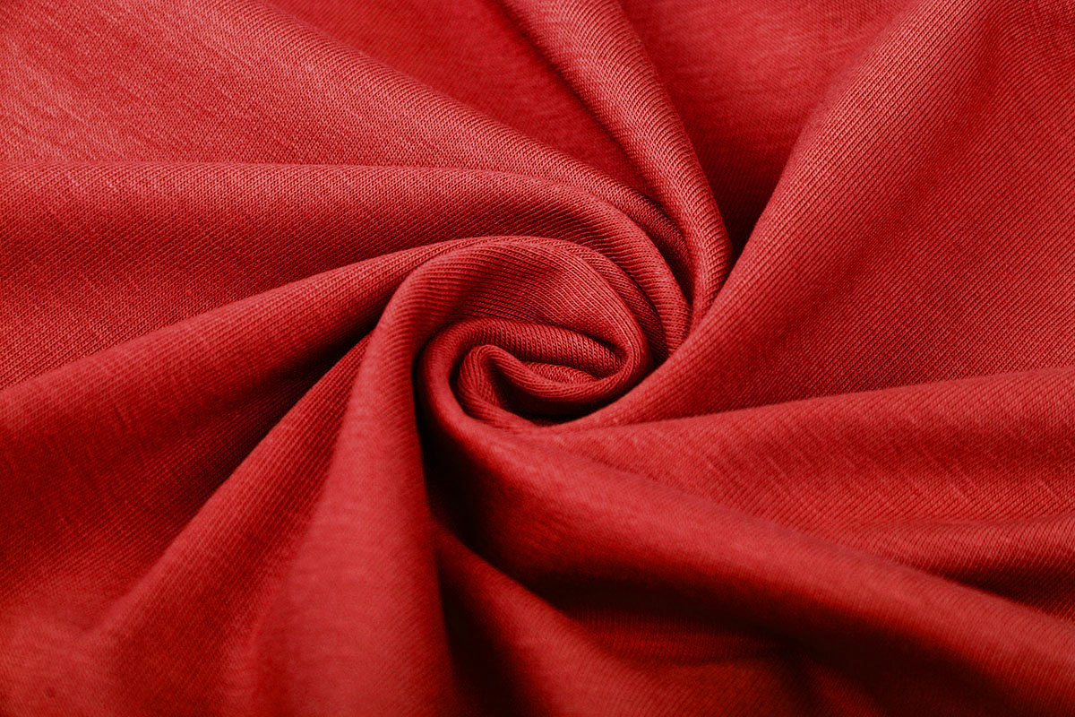 Jersey Stoff Baumwolle Rot - Boelens Modestoffen