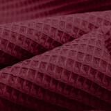 Oeko-Tex®  Waffelpiqué Baumwolle Bordeaux Oeko-Tex®  Waffelpiqué Baumwolle Bordeaux