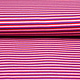 Cotton Jersey Stripe Multi color Pink