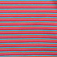 Cotton Jersey Stripe Multi color Red