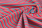 Cotone Jersey Riga Multicolore Colore Rosso Cotone Jersey Riga Multicolore Colore Rosso