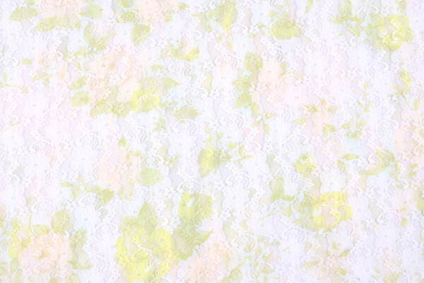 Stretch lace Hilo White Green Stretch lace Hilo White Green